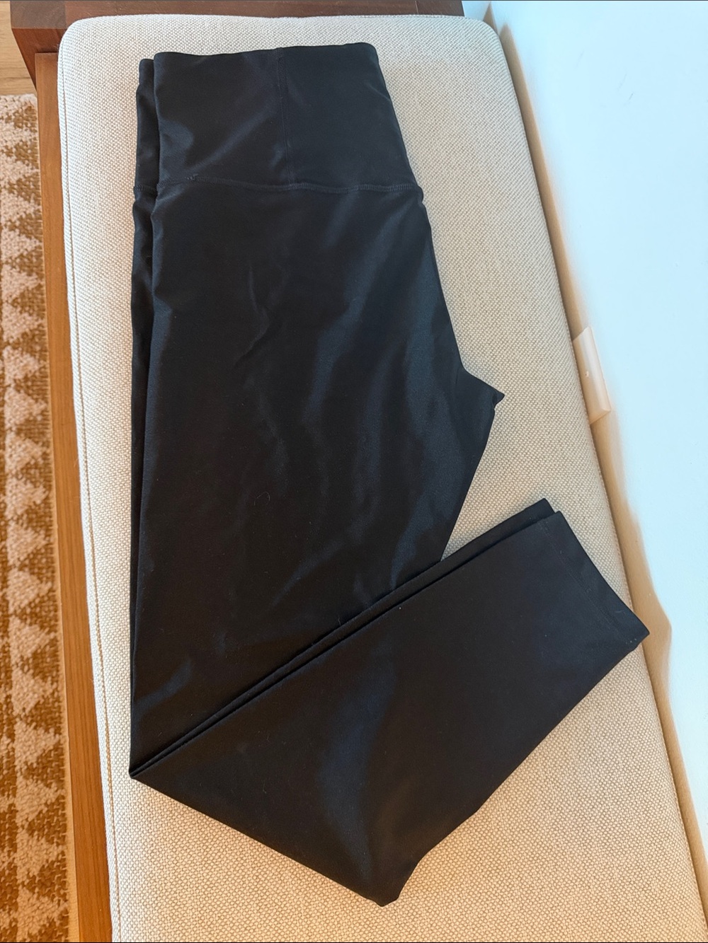 Athleta Black Sheen Elation Legging